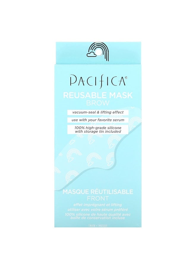 Pacifica, Reusable Brow Beauty Mask, 1 Mask