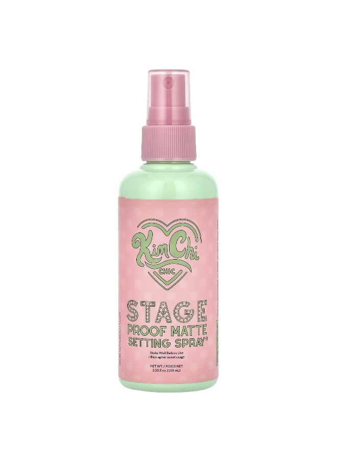KimChi Chic Beauty, Stage Proof Matte Setting Spray®, 01 Matte Finish, 3.55 fl oz (105 ml)