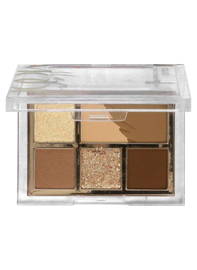 Clio, Pro Eye Palette Mini, 01 Mono Mood, 1 Mini Palette