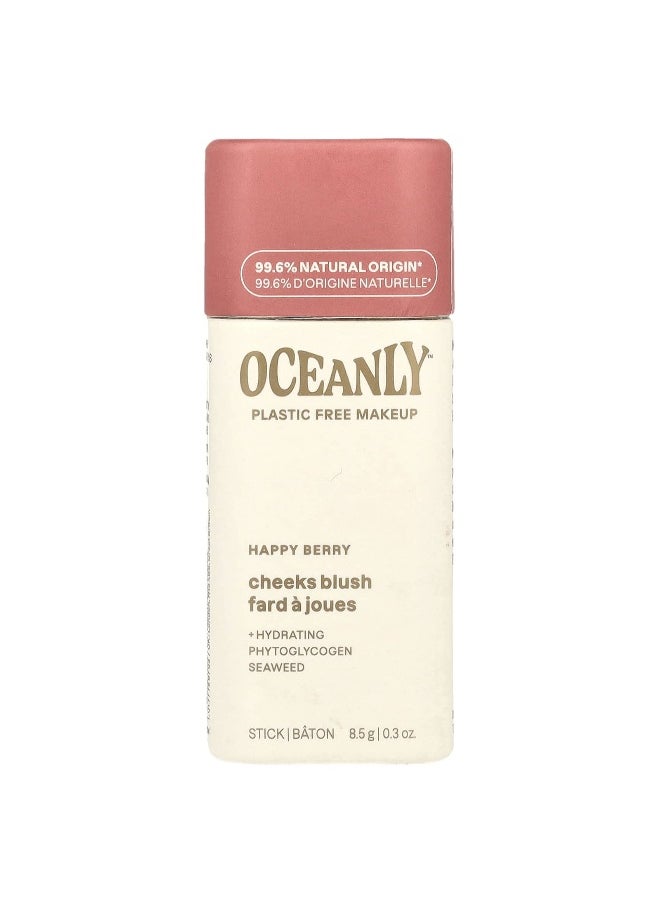 ATTITUDE, Oceanly™, Cheeks Blush, Happy Berry, 0.3 oz (8.5 g)