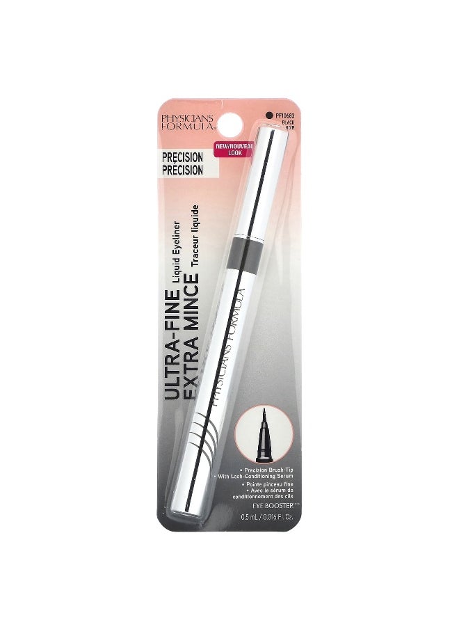 Physicians Formula, Ultra-Fine Liquid Eyeliner, PF10683 Black, 0.016 fl oz (0.5 ml)