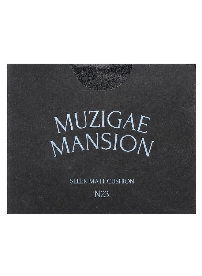 Muzigae Mansion, Sleek Matt Cushion, SPF 50, PA4+, N23, 15 g