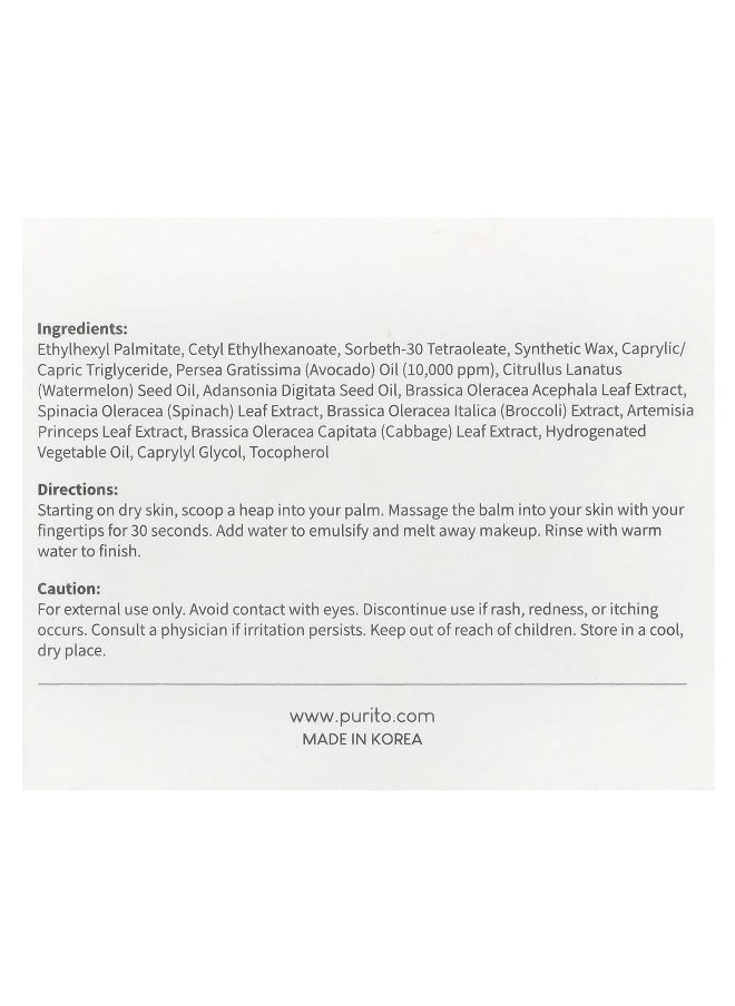 Purito, From Green Avocado Cleansing Balm, 3.38 fl oz (100 ml)