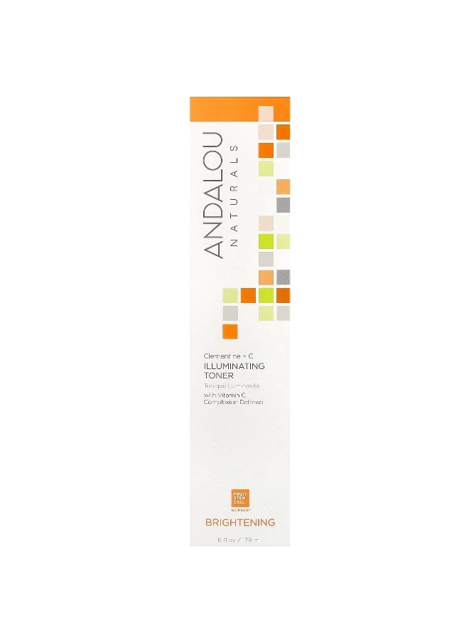 Andalou Naturals, Clementine + C, Illuminating Toner, 6 fl oz (178 ml)