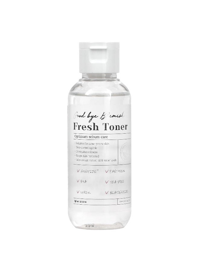 Mizon, Good Bye Blemish, Fresh Toner, 4.05 fl oz (120 ml)