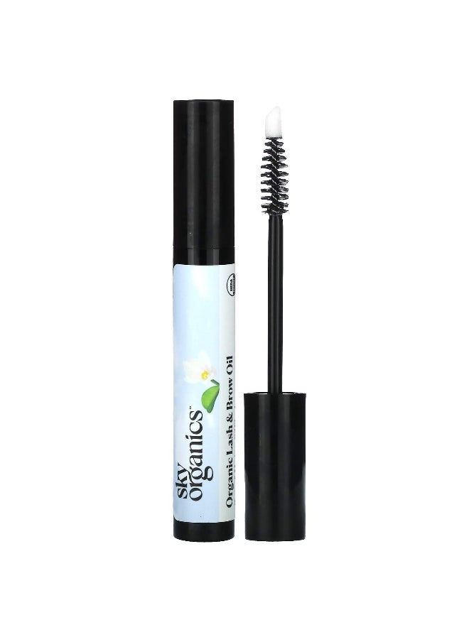 Sky Organics, Organic Lash & Brow Oil, Castor & Moringa Oil Blend, 0.4 fl oz (12 ml)