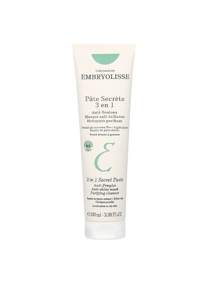 Embryolisse, 3 in 1 Secret Paste, 3.38 fl oz (100 ml)