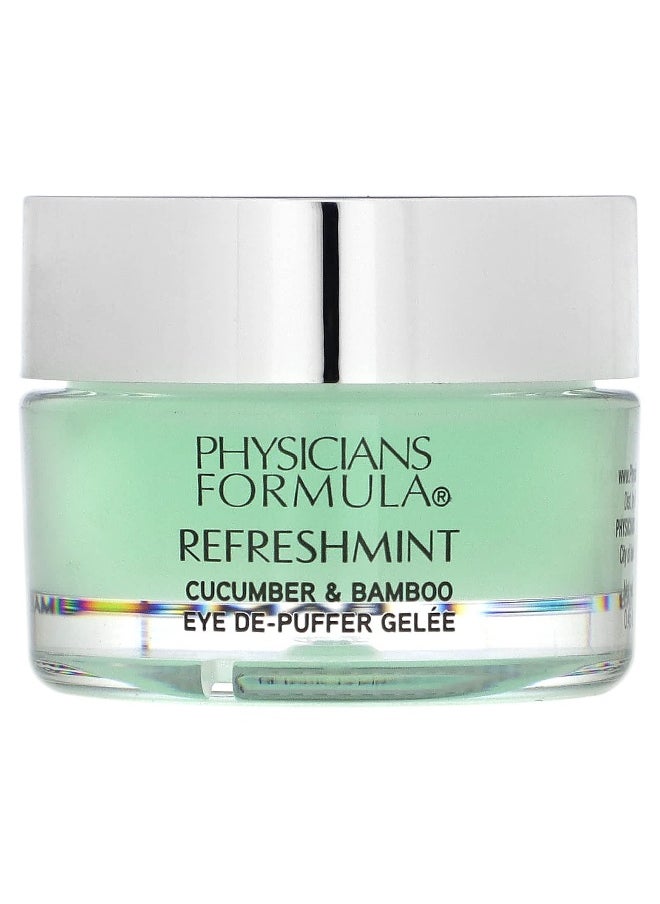 Physicians Formula, Refreshmint, Cucumber & Bamboo Eye De-Puffer Gelee, Refresh, 0.45 oz (12.8 g)