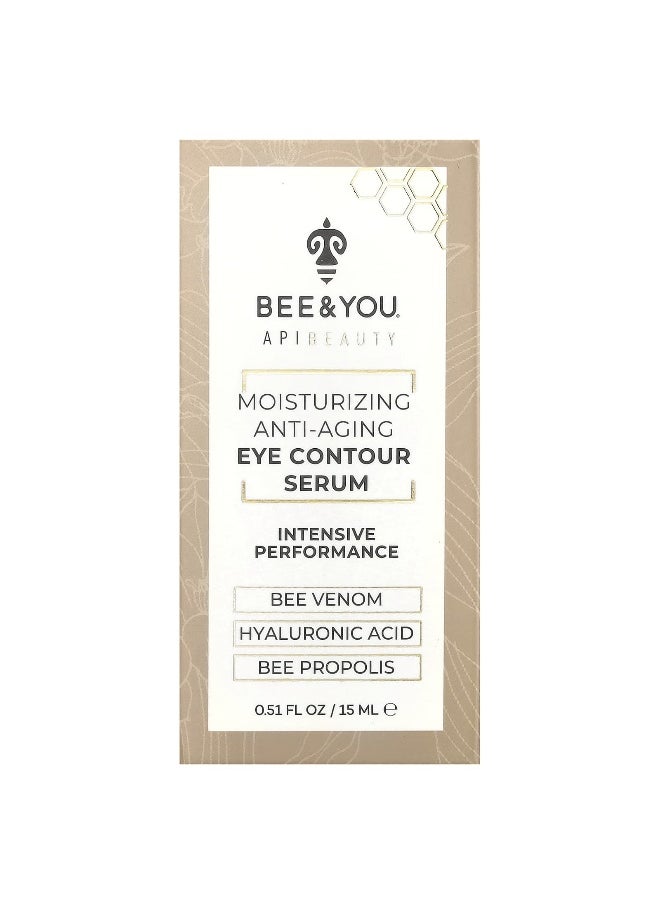 Bee&You, Moisturizing Anti-Aging Eye Contour Serum, 0.51 fl oz (15 ml)