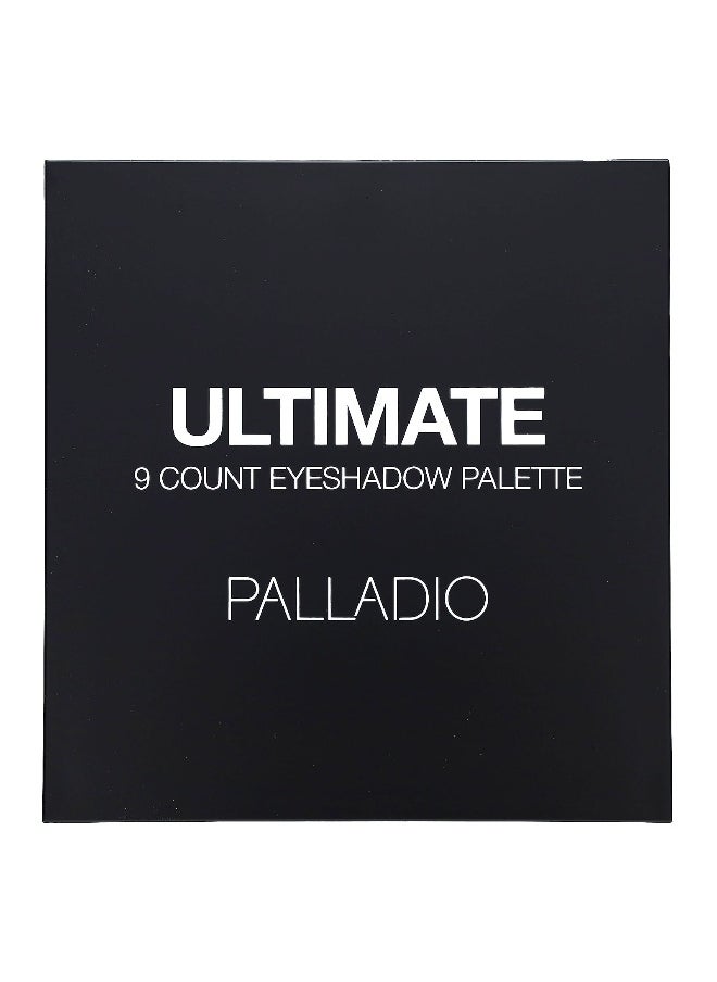 Palladio, Ultimate 9 Count Eyeshadow Palette, Golden Sand, 0.33 oz (9.6 g)