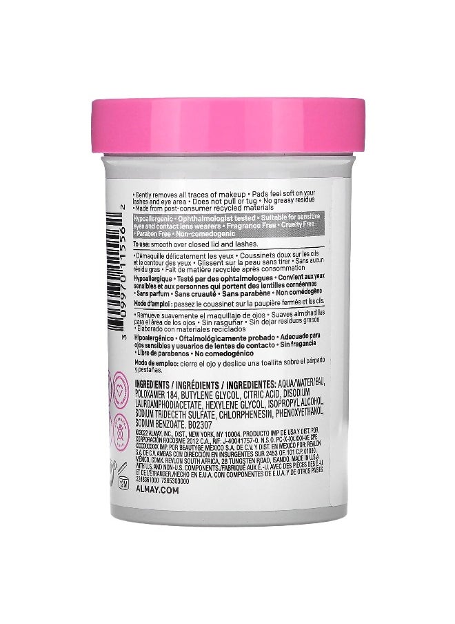 Almay, Eye Makeup Remover Pads, Oil Free Micellar, 120 Pads