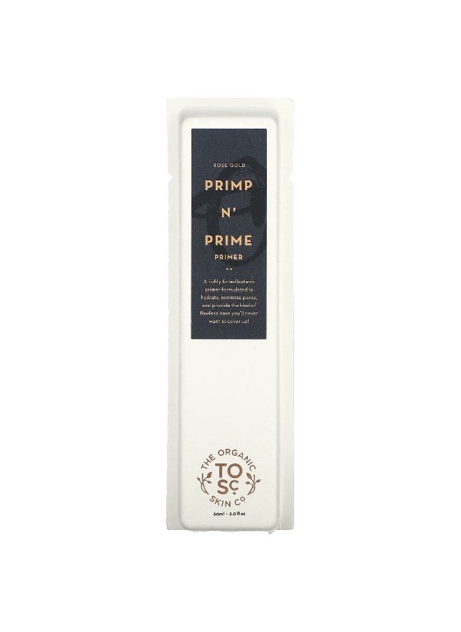 The Organic Skin Co., Primp N Prime Primer,  Rose Gold, 2 fl oz (60 ml)