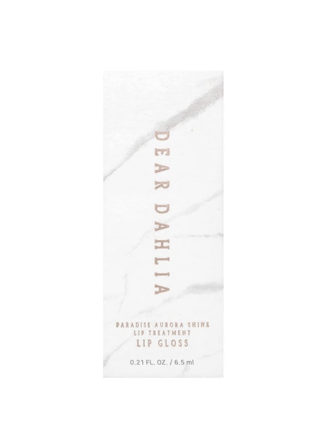 Dear Dahlia, Paradise Aurora Shine Lip Treatment, Lip Gloss, Morning Dew, 0.21 fl oz (6.5 ml)