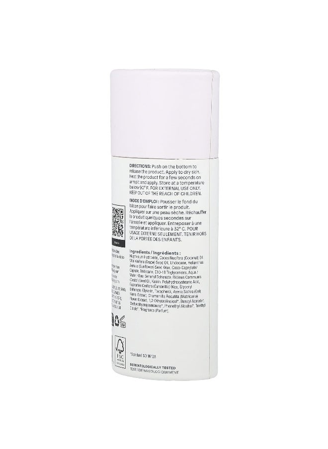 ATTITUDE, Oatmeal Sensitive Natural, Deodorant, Chamomile, 3 oz ( 85 g)