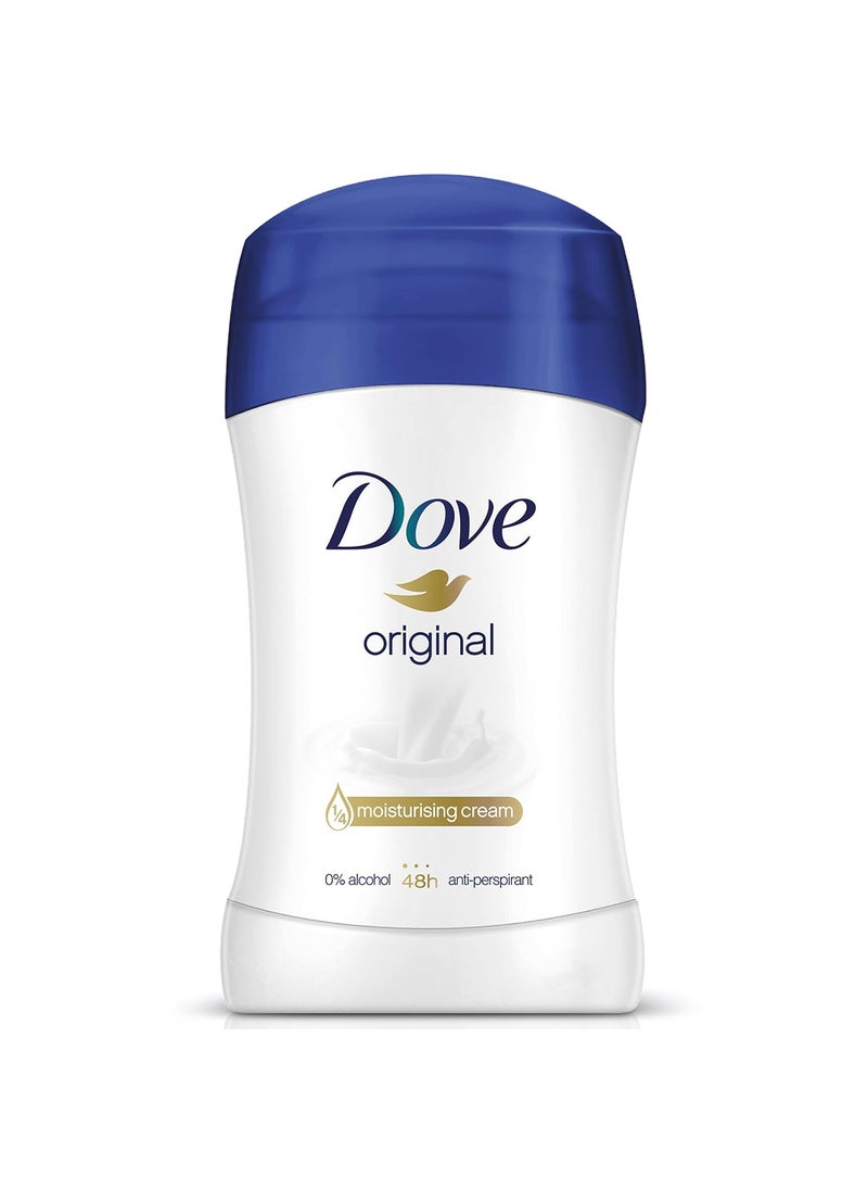Dove Deodorant Stick Antiperspirant 6/40G Original Scent Pack (1)