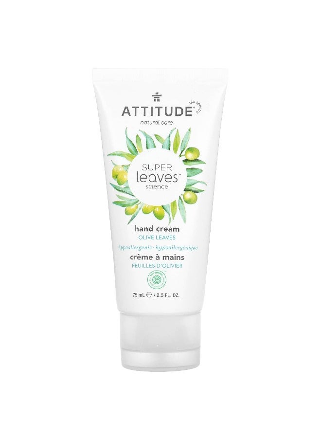ATTITUDE, Super Leaves Science, Hand Cream, Olive Leaves , 2.5 fl oz (75 ml)