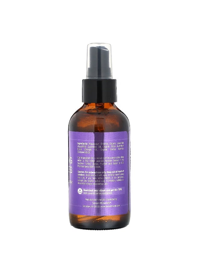 Seven Minerals, Relaxing Leg Magnesium Oil Spray, 4 fl oz (118 ml)