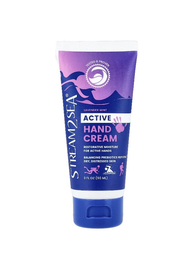 Stream2Sea, Active Hand Cream, Lavender Mint , 3 fl oz (90 ml)