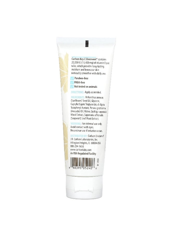 Carlson, Key-E Hand & Body Ointment, Unscented, 4 oz (113 g)