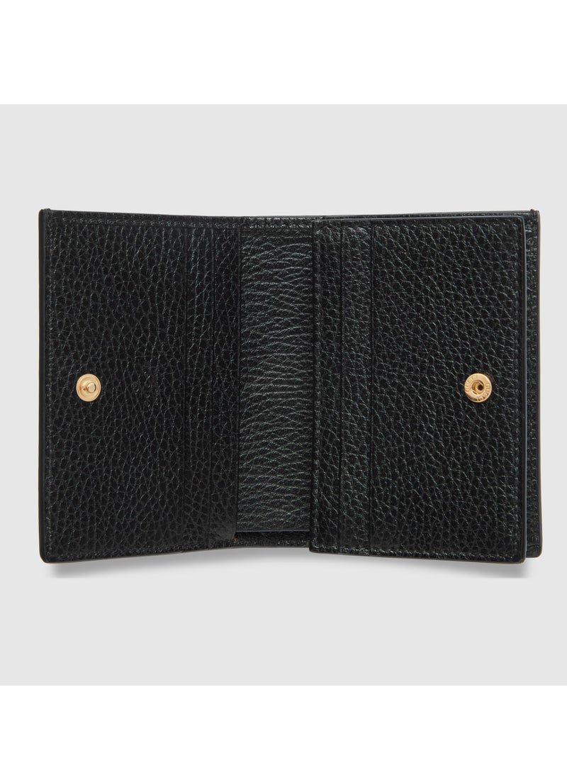 GG Marmont bi-colour card case wallet