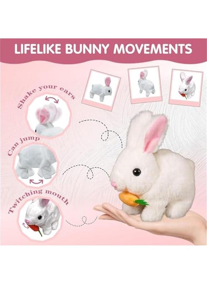 Bunny - My  Bunny Toy, Bunny  Bunny, Bunny  Bunny Toy, Interactive Bunny  Bunny-Jumping, Twitching, and Shaking Ears, Bunbi  Bunny (3PC-Brown)