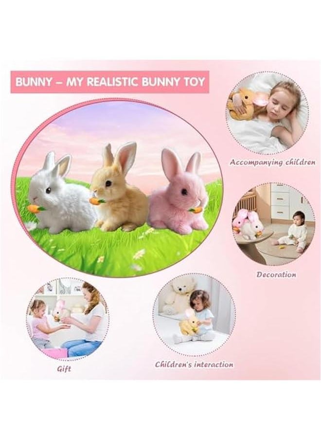 Bunny - My  Bunny Toy, Bunny  Bunny, Bunny  Bunny Toy, Interactive Bunny  Bunny-Jumping, Twitching, and Shaking Ears, Bunbi  Bunny (3PC-Brown)