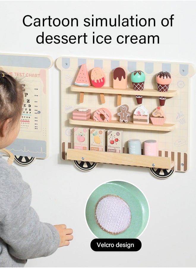 Multi-Functional Wooden Children'S Role-Play Car Set, Enjoy A Variety Of Experiences