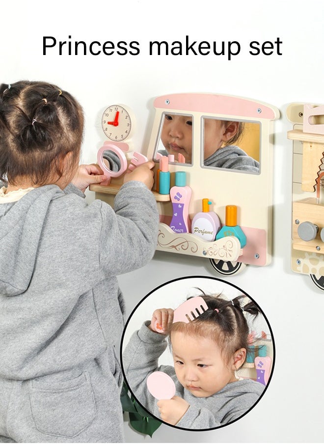 Multi-Functional Wooden Children'S Role-Play Car Set, Enjoy A Variety Of Experiences