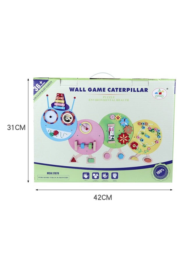 Cute Caterpillar Shape Early Education Toys, Happy Enlightenment Cognition