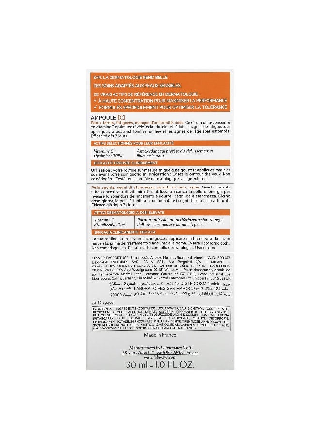 SVR, [C] Ampoule Anti-Ox, 1 fl oz (30 ml)