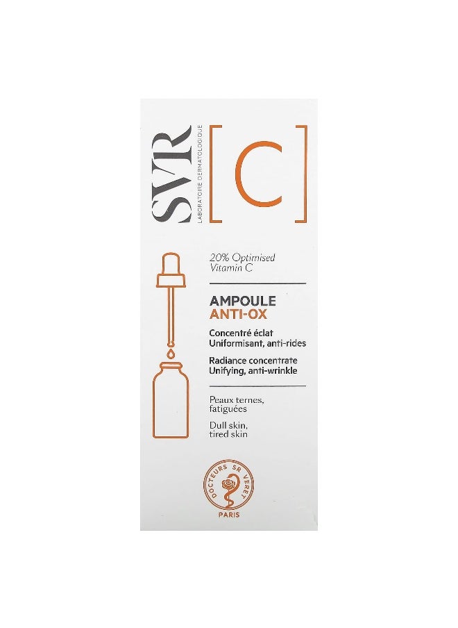SVR, [C] Ampoule Anti-Ox, 1 fl oz (30 ml)