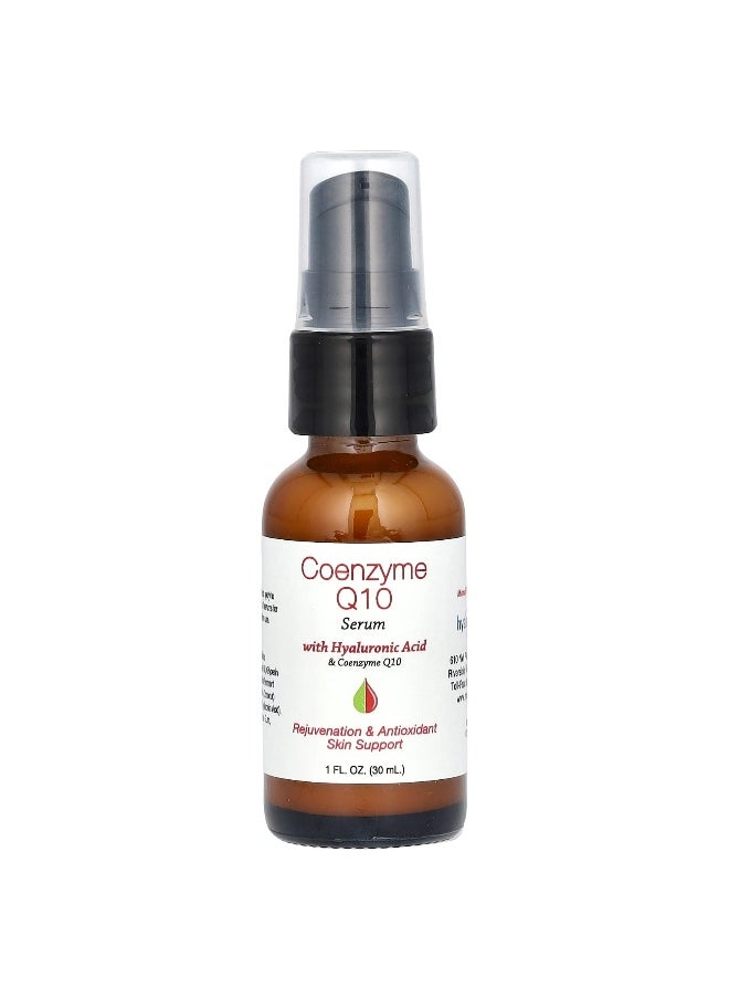 Hyalogic, Coenzyme Q10 Serum with Hyaluronic Acid, Fragrance Free, 1 fl oz (30 ml)