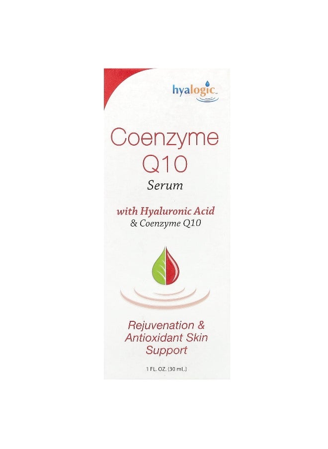 Hyalogic, Coenzyme Q10 Serum with Hyaluronic Acid, Fragrance Free, 1 fl oz (30 ml)