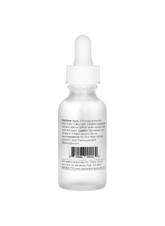 ClarityRx, Daily Dose of Water, Hyaluronic Acid Hydrating Serum , 1 fl oz (30 ml)