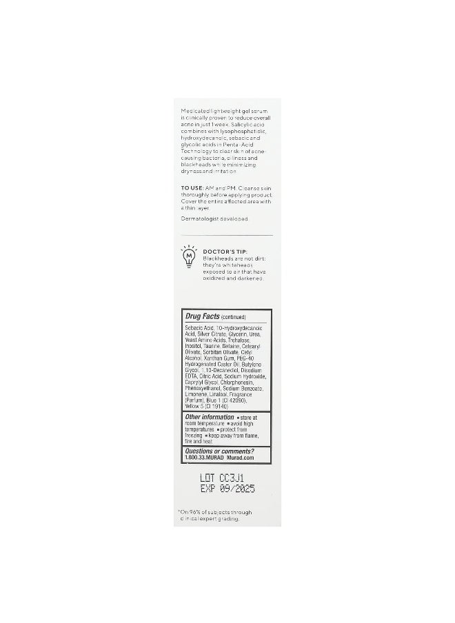 Murad, Acne Control, Outsmart Acne Clarifying Treatment, 1.7 fl oz (50 ml)