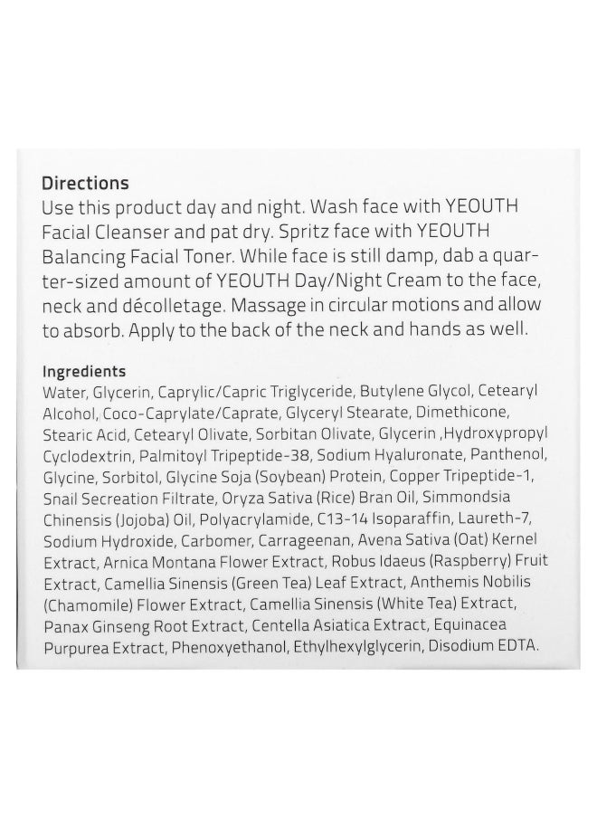 YEOUTH, Day/Night Cream, 2 fl oz (60 ml)