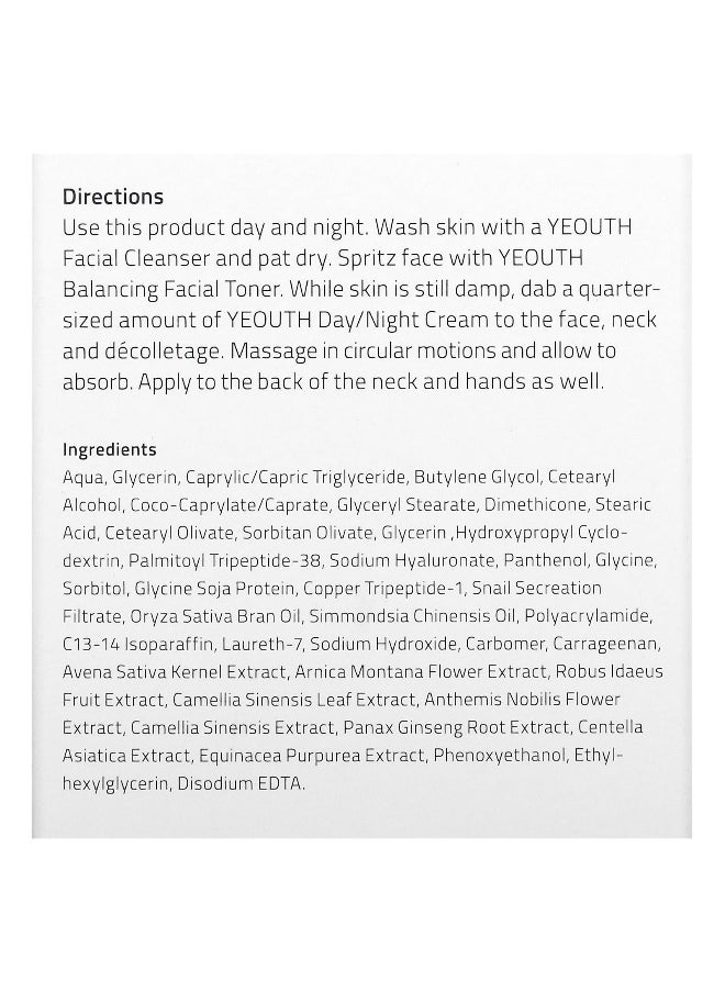 YEOUTH, Day/Night Cream, 4 fl oz (118 ml)