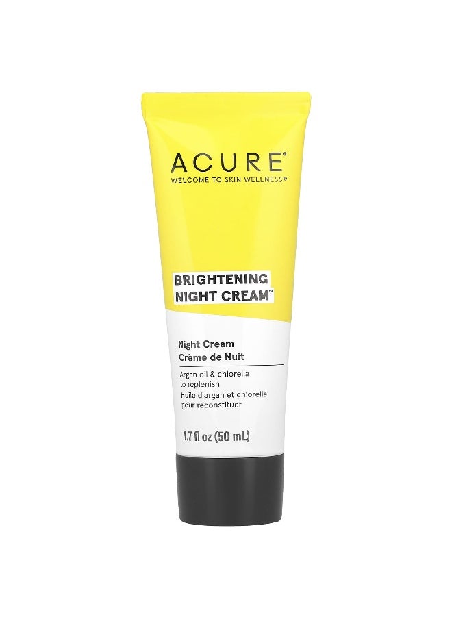 ACURE, Brightening Night Cream™, All Skin Types, 1.7 fl oz (50 ml)