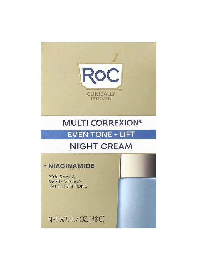 RoC, Multi Correxion®, Even Tone + Lift, Night Cream, 1.7 oz (48 g)