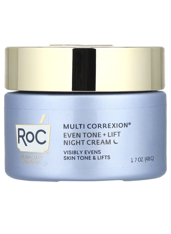RoC, Multi Correxion®, Even Tone + Lift, Night Cream, 1.7 oz (48 g)