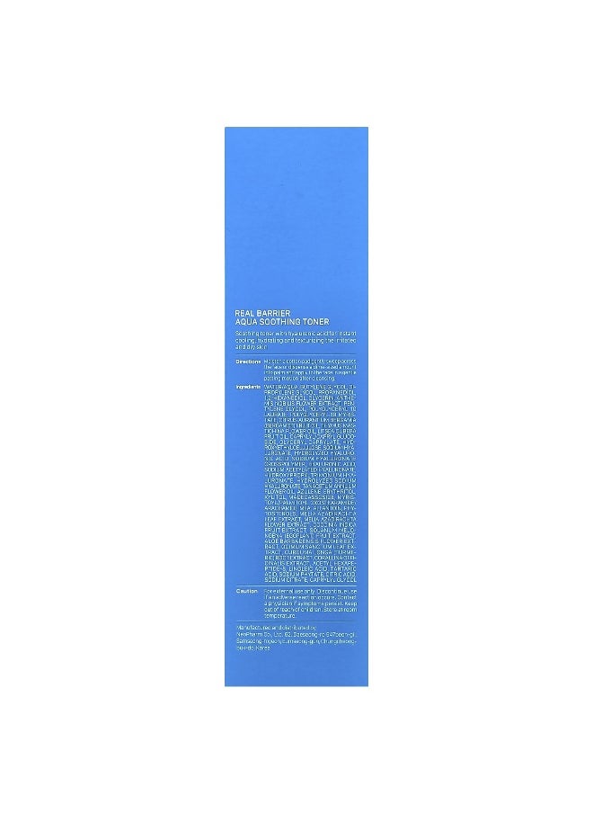 Real Barrier, Aqua Soothing Toner, 6.76 fl oz (200 ml)
