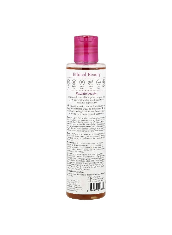 DERMA E, Essentials, Radiance Toner, Glycolic Acid & Rooibos , 6 fl oz (175 ml)