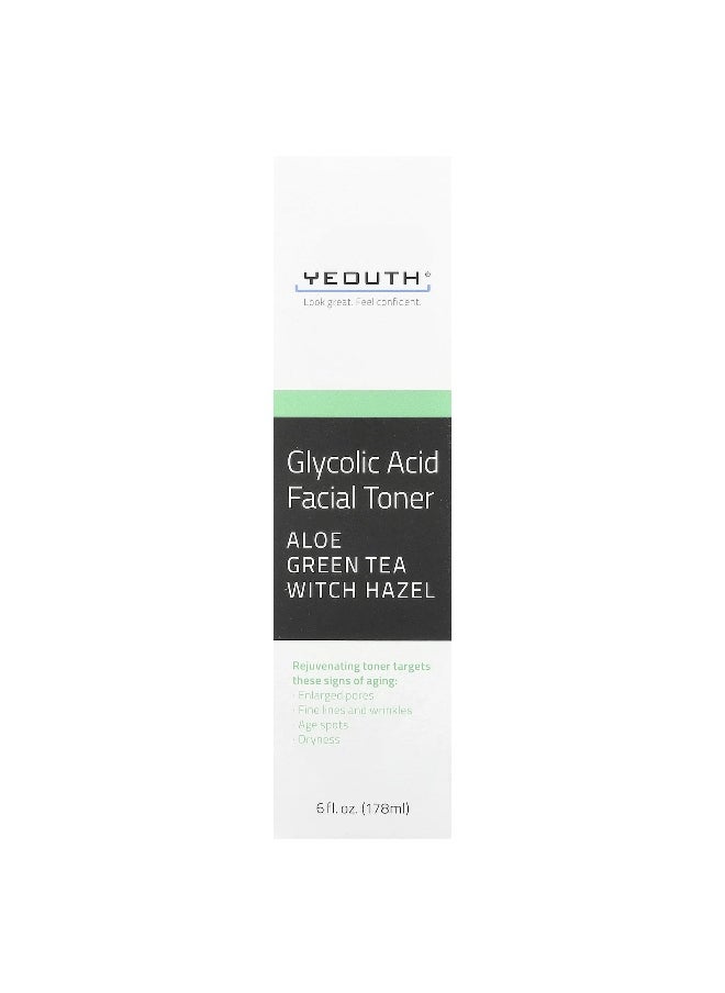 YEOUTH, Glycolic Acid Facial Toner, 6 fl oz (178 ml)