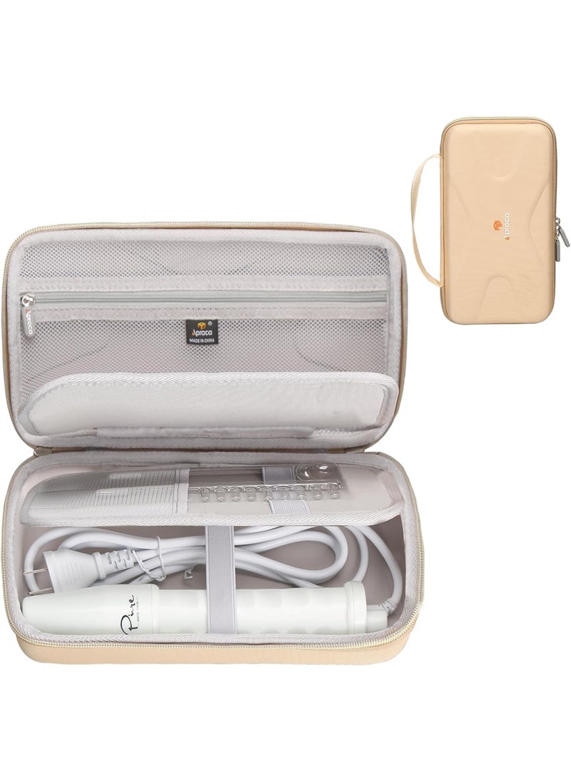 Aproca Hard Storage Protective Travel Case, for NuDerma Portable Handheld Skin Therapy Wand Machine and Accessories