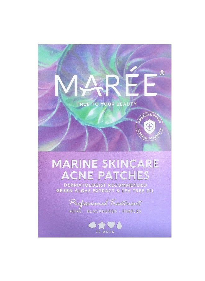Maree, Marine Skincare Acne Patches, 72 Dots