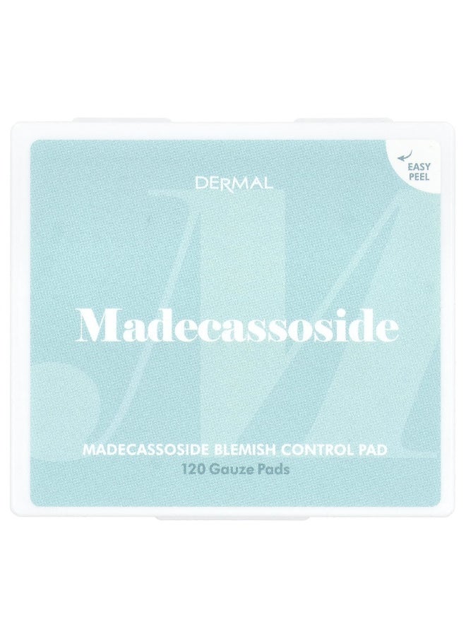 Dermal, Madecassoside Blemish Control Pad, 120 Gauze Pads