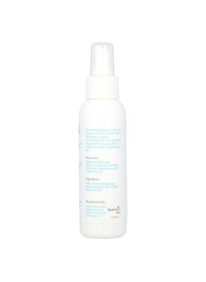 Hyalogic, After Sun Spray With Hyaluronic Acid & Peppermint Oil, 4 fl oz (118 ml)