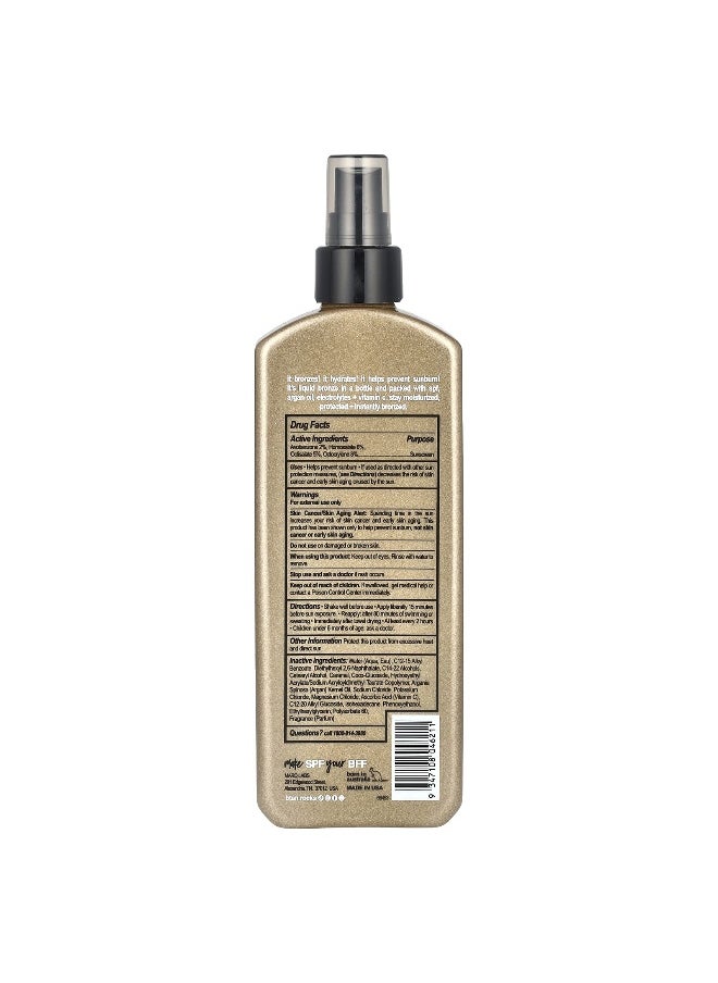 b.tan, Bronze In A Bottle, Bronzing Spray Lotion, SPF 7, 8.45 fl oz (250 ml)