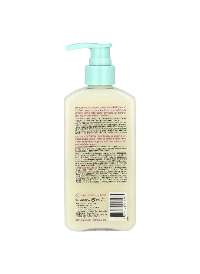 b.tan, Bronzed Not Baked, Tan Boosting, 3-in-1 Hydra Serum , 8 fl oz (237 ml)