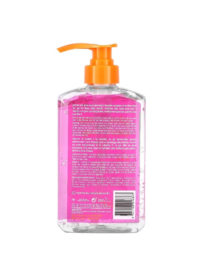b.tan, Glow Your Own Way, Clear Self Tan Gel, Darkest , 16 fl oz (473 ml)